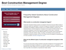Tablet Screenshot of bestconstructionmanagementdegree.com